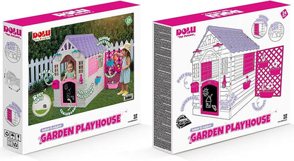 GARDEN PLAYHOUSE WITH FENCE