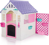 GARDEN PLAYHOUSE WITH FENCE