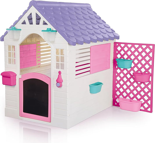 GARDEN PLAYHOUSE WITH FENCE