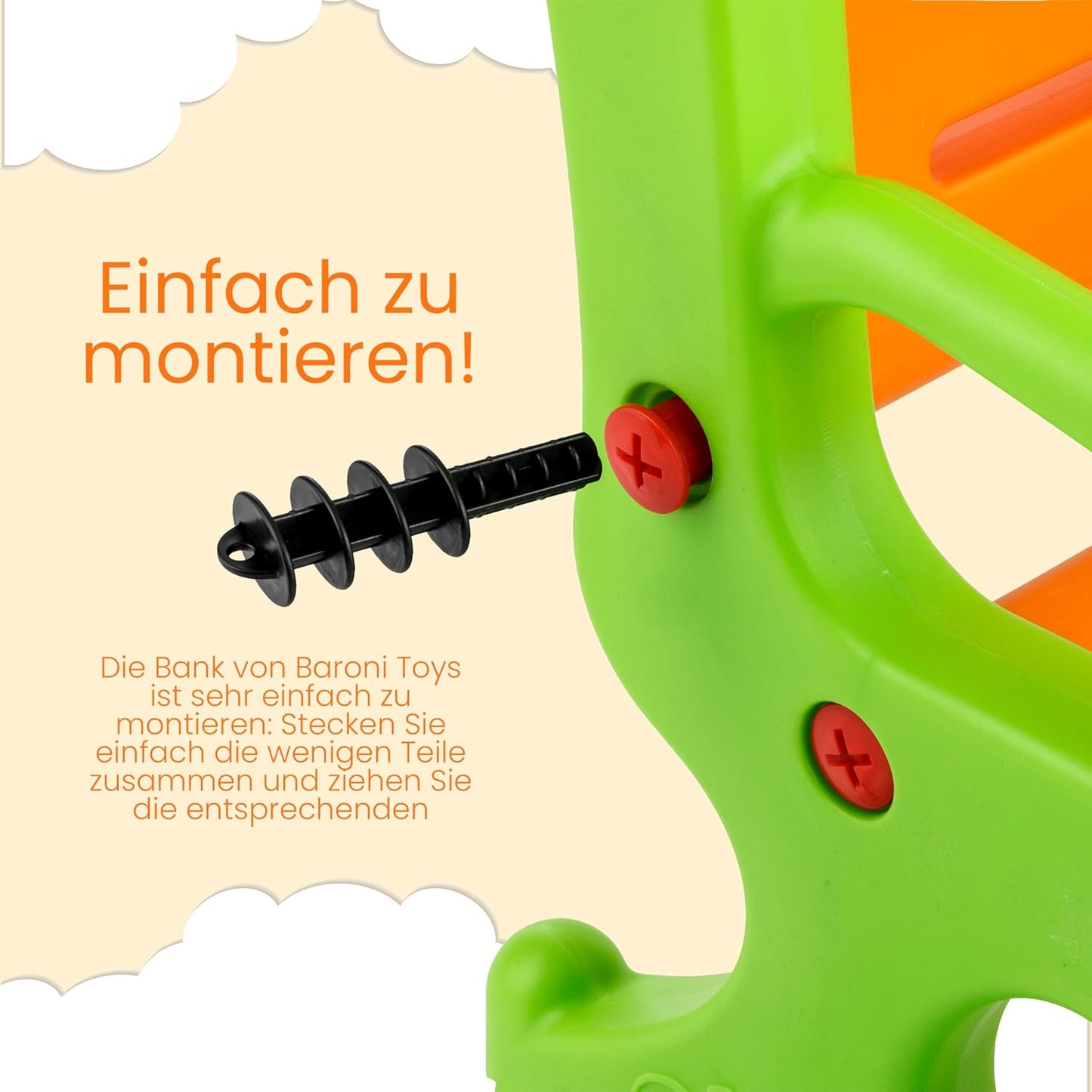 Kids Plastic Bench