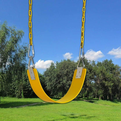 Heavy Duty Swing Seat with Rubber Coated Chain
