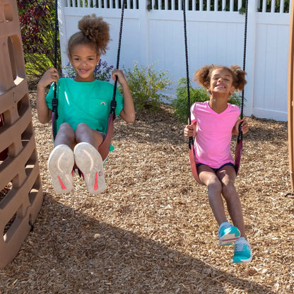 Naturally Playful Playhouse Climber and Swing Extension
