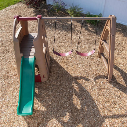 Naturally Playful Playhouse Climber and Swing Extension