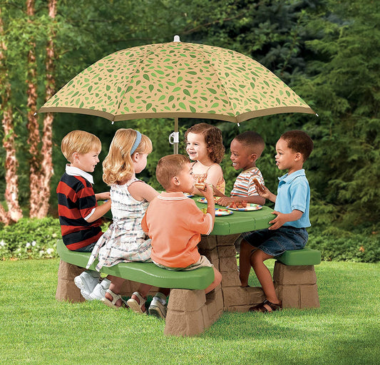 Naturally Playful™ Picnic Table with Umbrella™