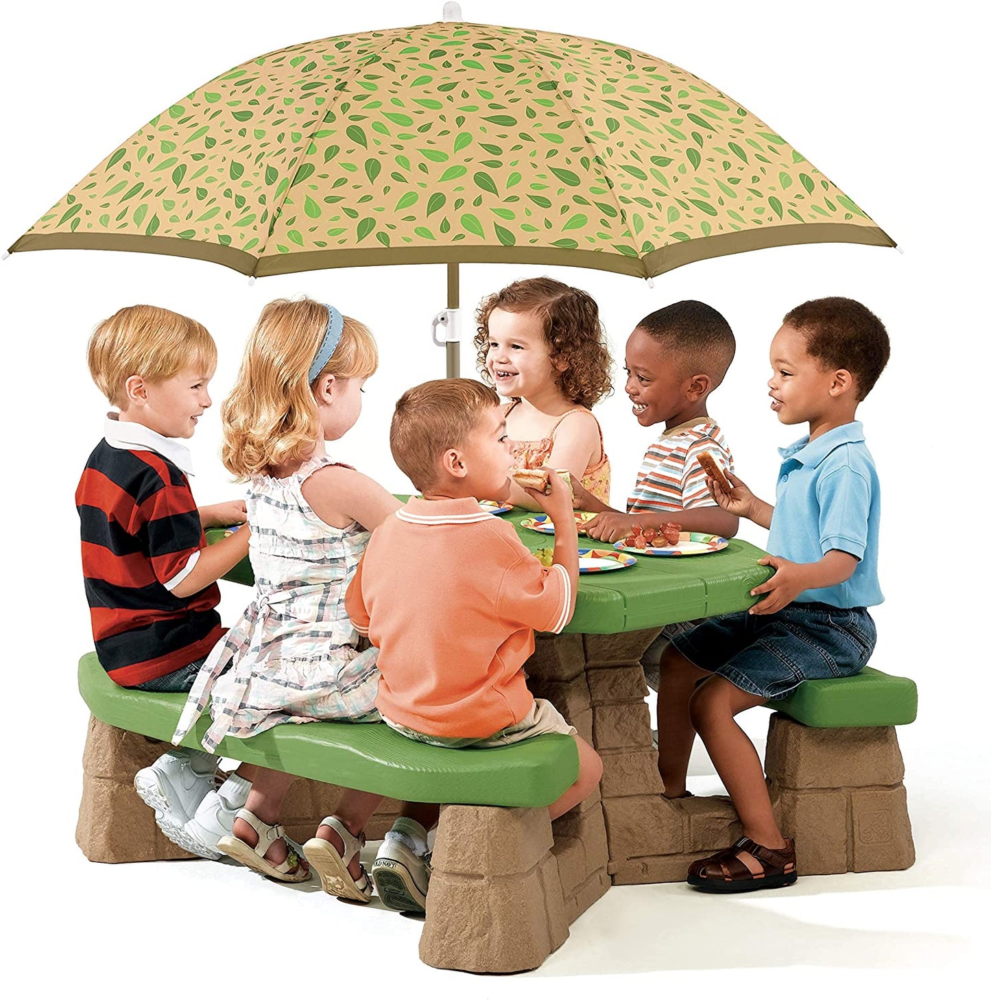 Naturally Playful™ Picnic Table with Umbrella™