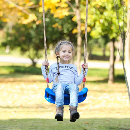 Swing Seat Board with Height Adjustable Rope