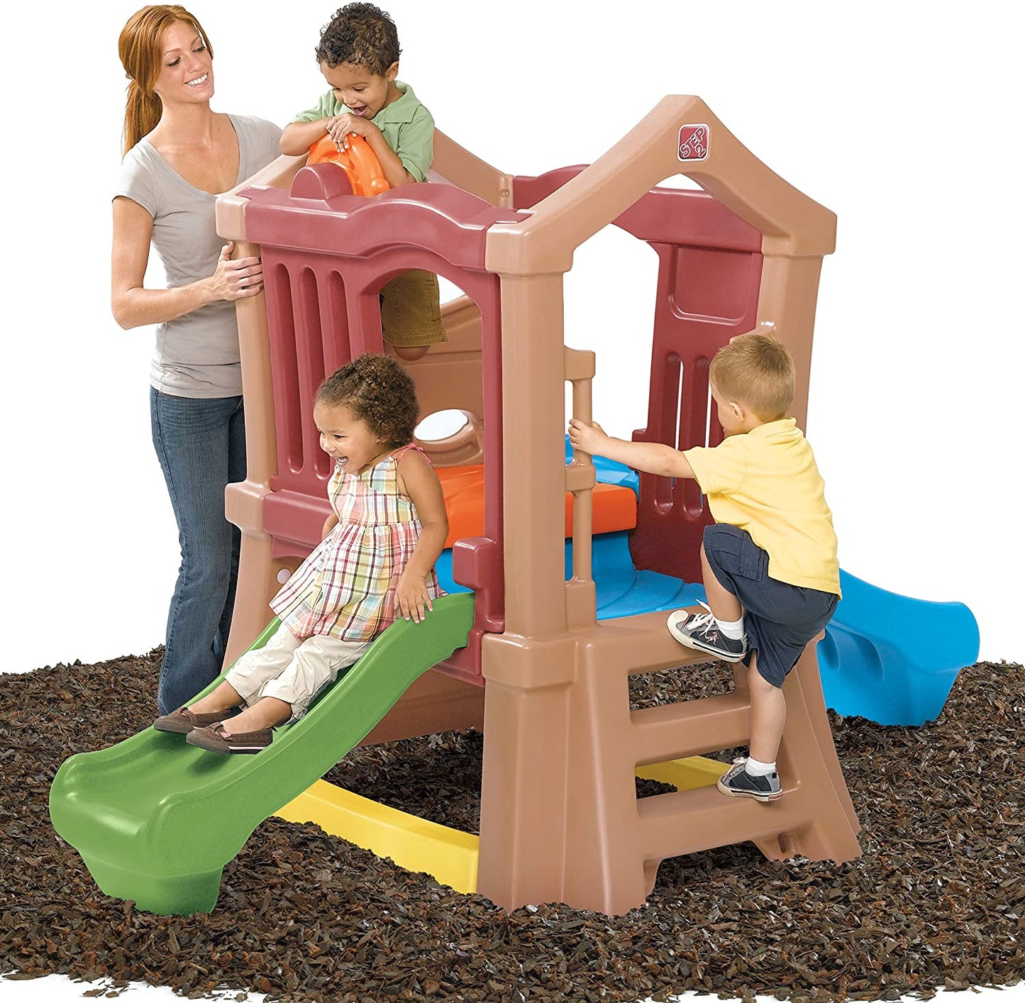 Play Up Double Slide Climber