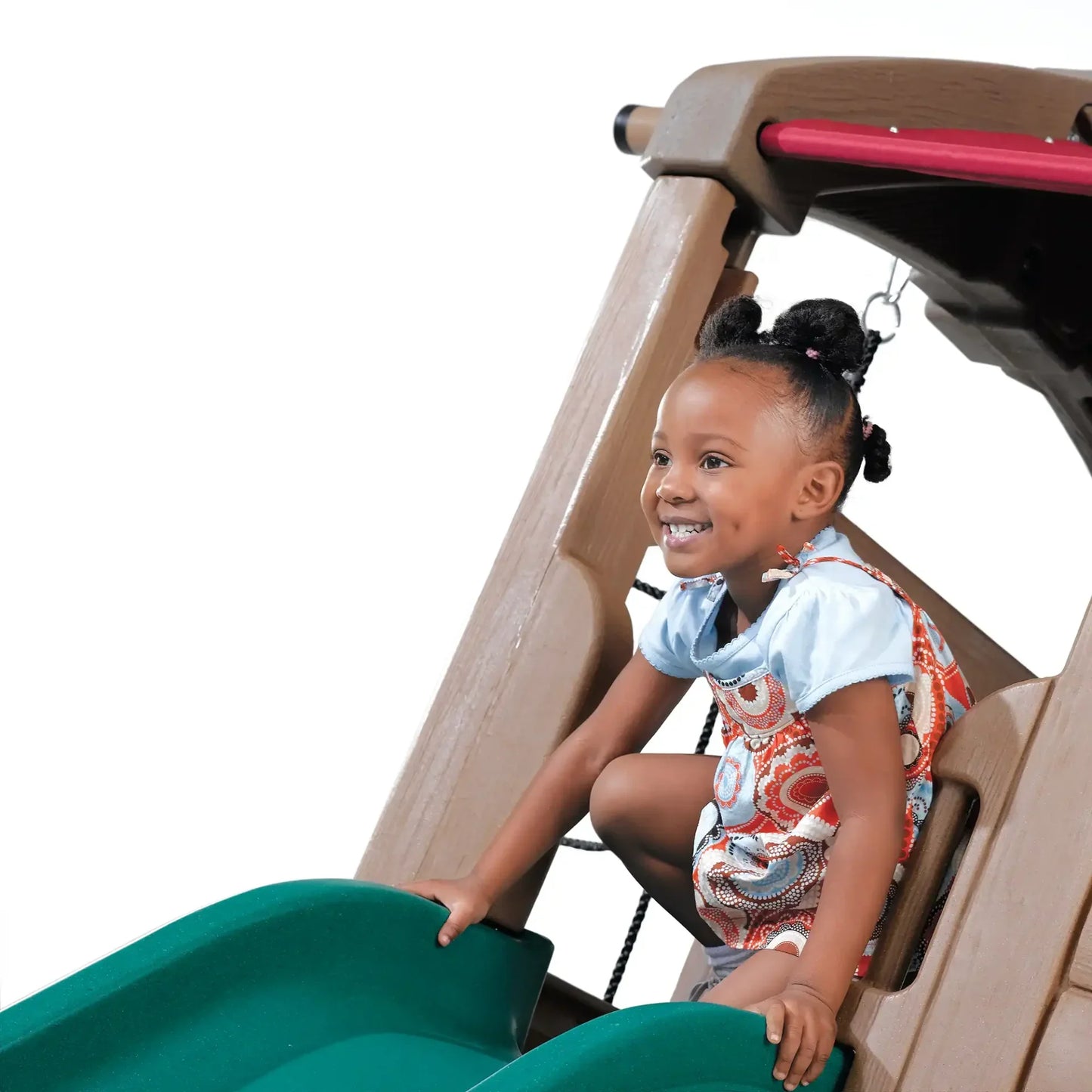Naturally Playful Adventure Lodge Play Center with Glider