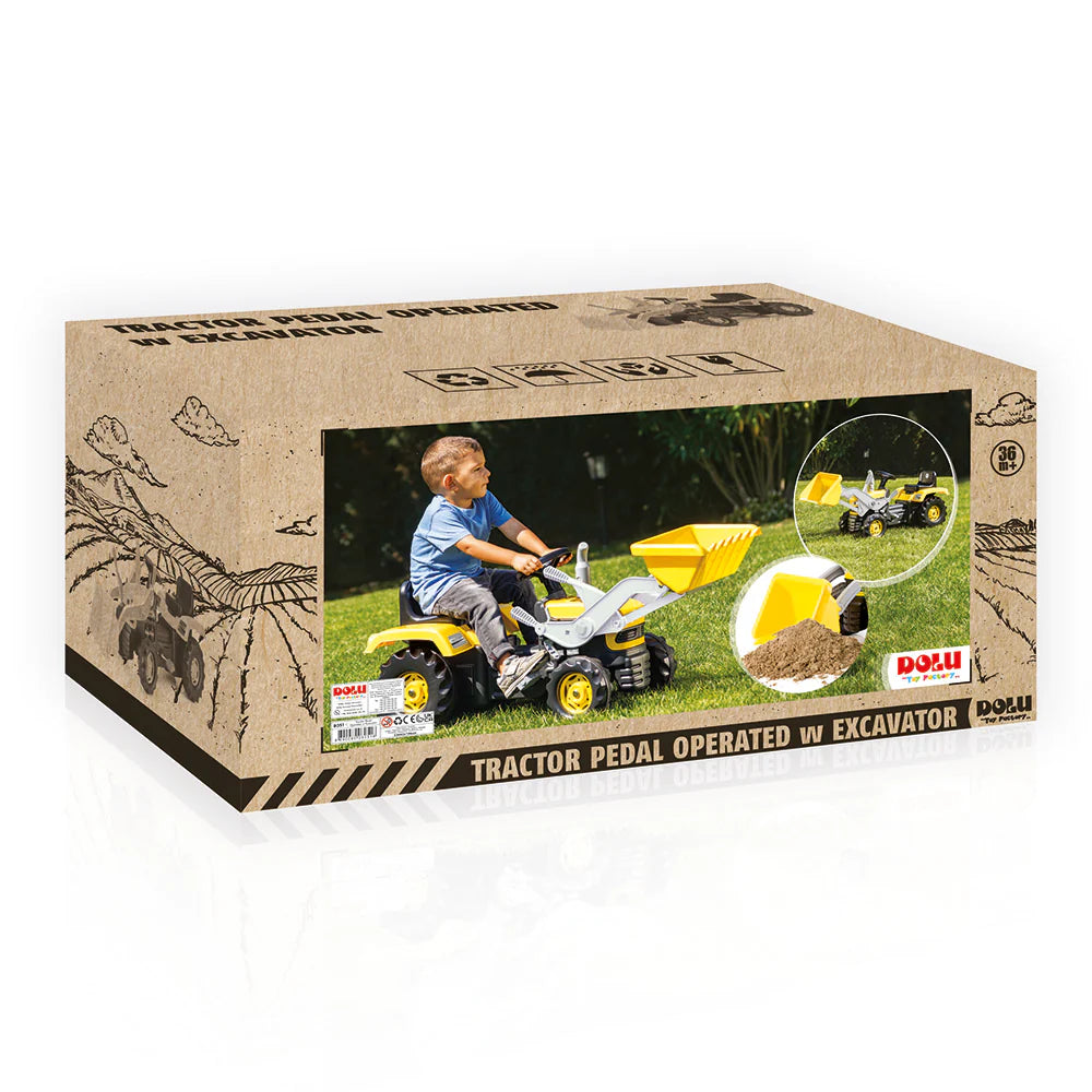 TRACTOR PEDAL OPERATED W EXCAVATOR