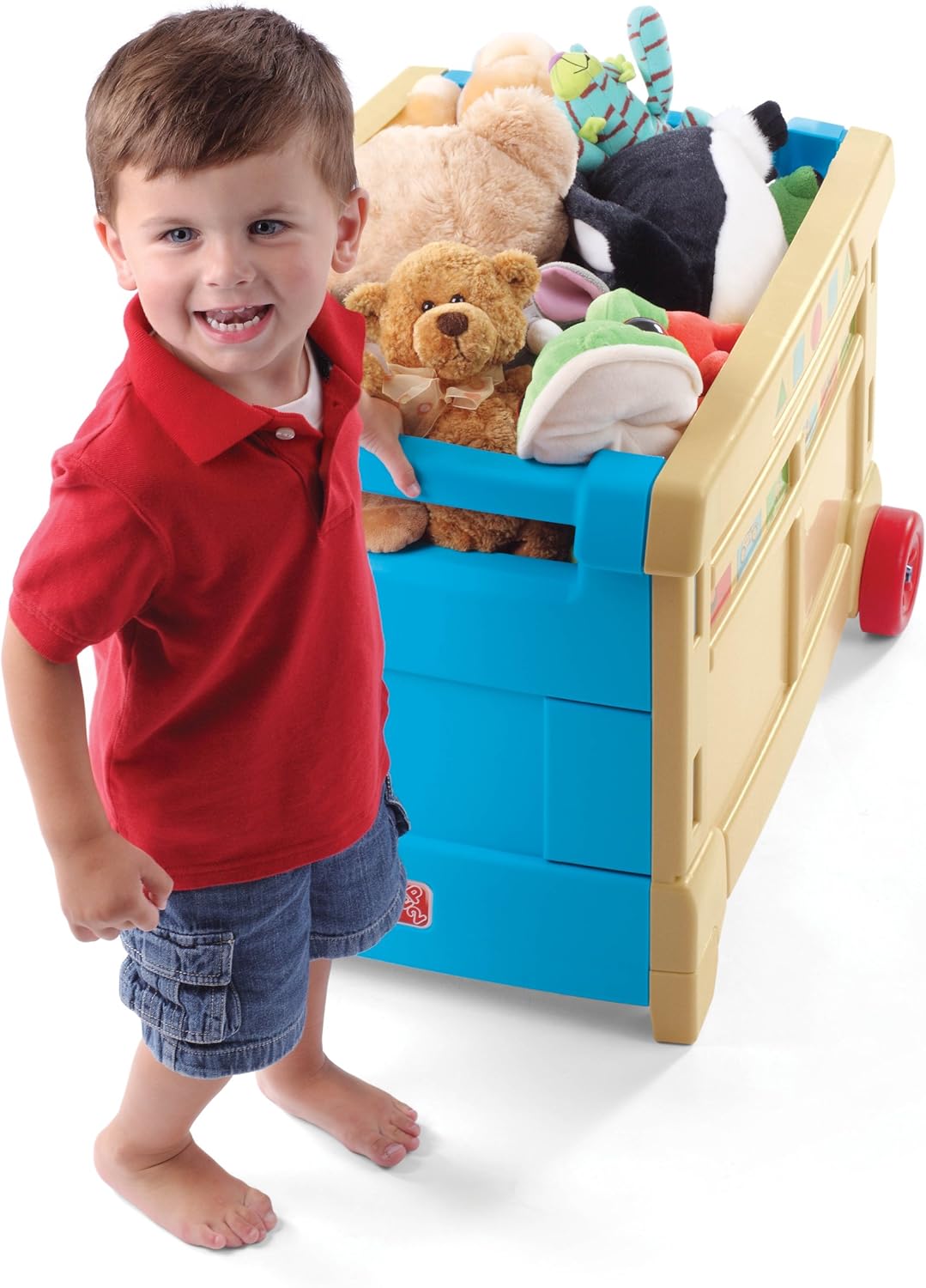 Lift & Roll Toy Box and Organizer Storage Set