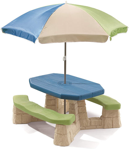 Naturally Playful® Picnic Table with Umbrella