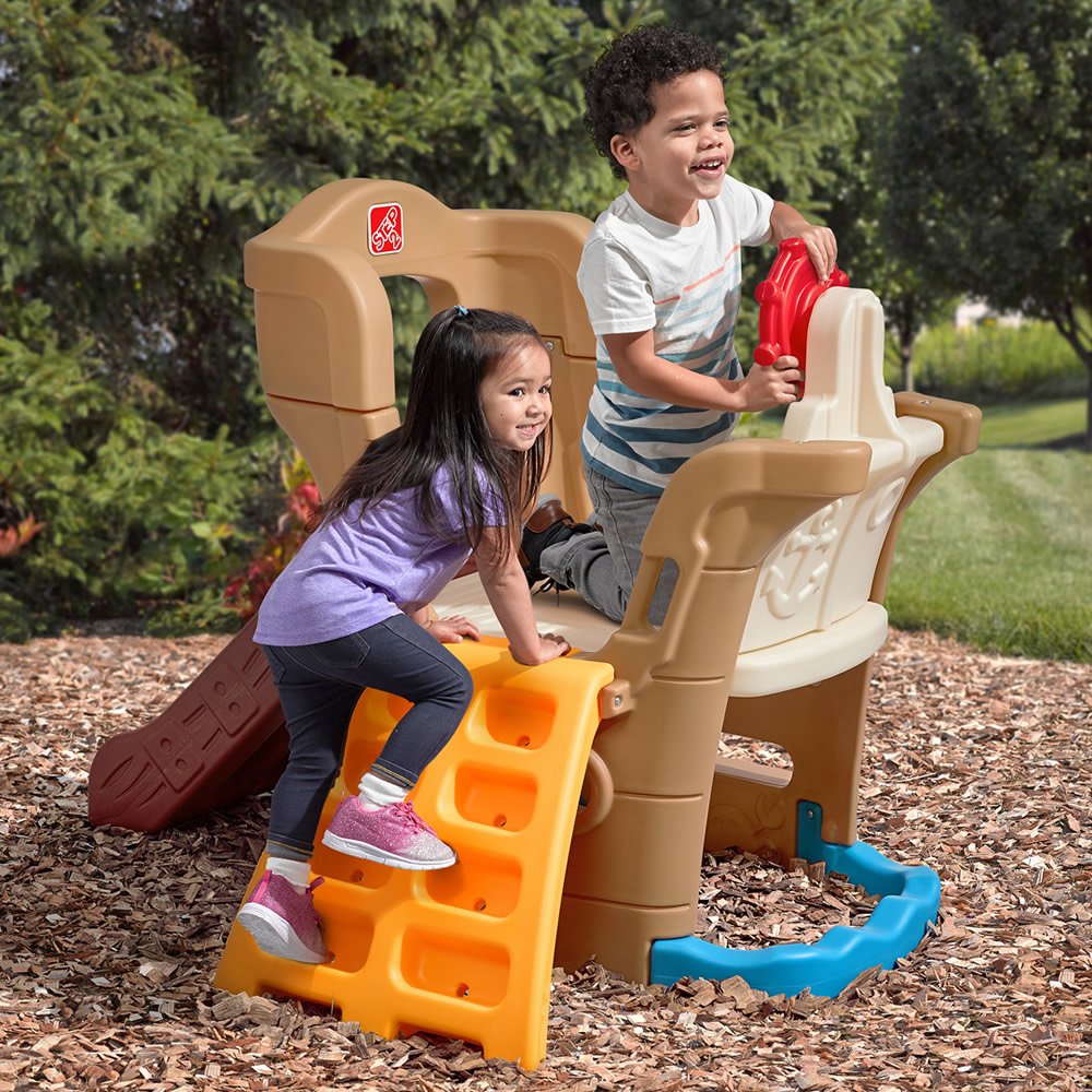 Pirate’s Cove Climber & Slide Playset