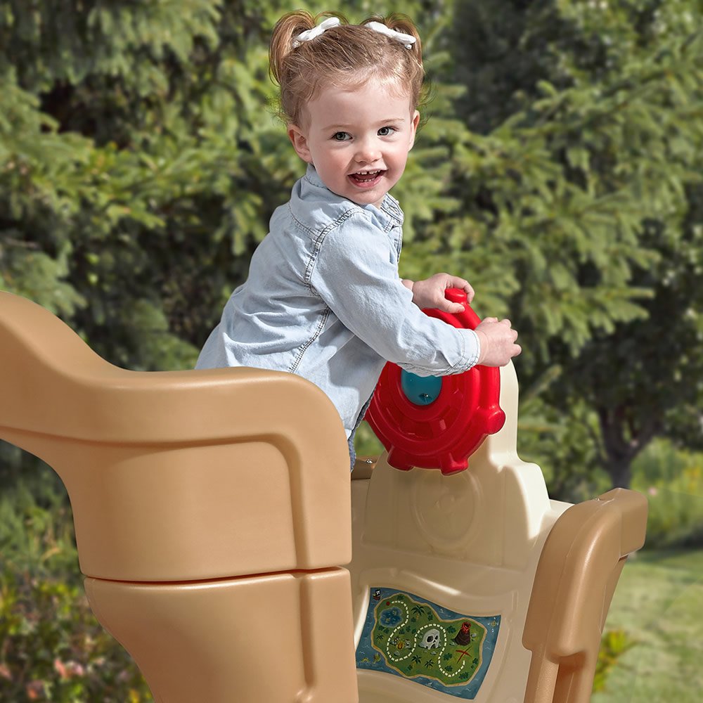 Pirate’s Cove Climber & Slide Playset