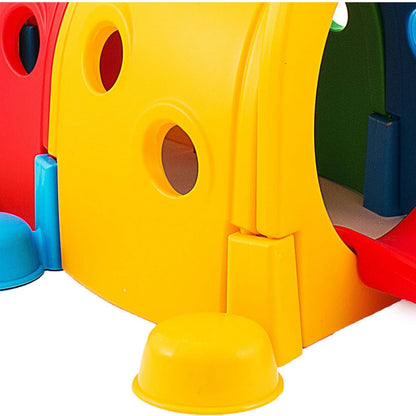 Caterpillar Tunnel 4 Compartments Multicolor