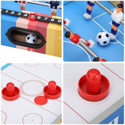 SOCCER & AIR HOCKEY 2IN1 SET GAME TABLE
