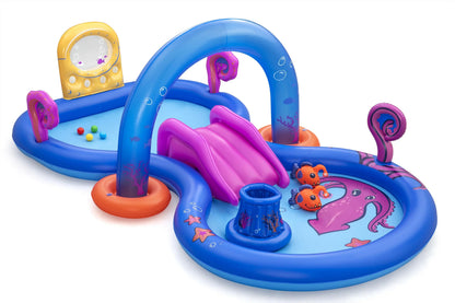 Sea Odyssey Kids Inflatable Play Center and Pool 3.30 m x 1.88 m x 1.17 m