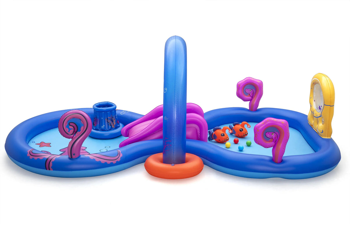 Sea Odyssey Kids Inflatable Play Center and Pool 3.30 m x 1.88 m x 1.17 m