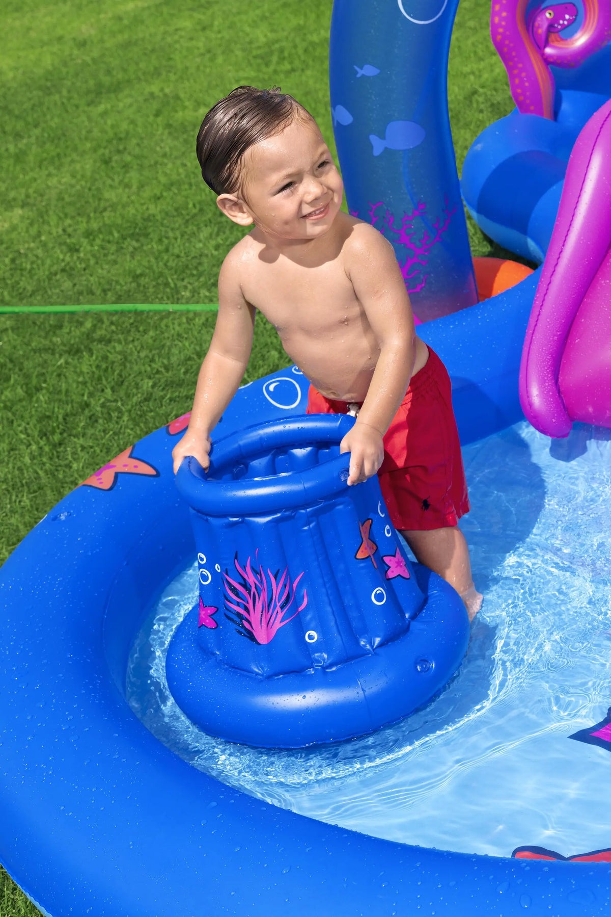 Sea Odyssey Kids Inflatable Play Center and Pool 3.30 m x 1.88 m x 1.17 m