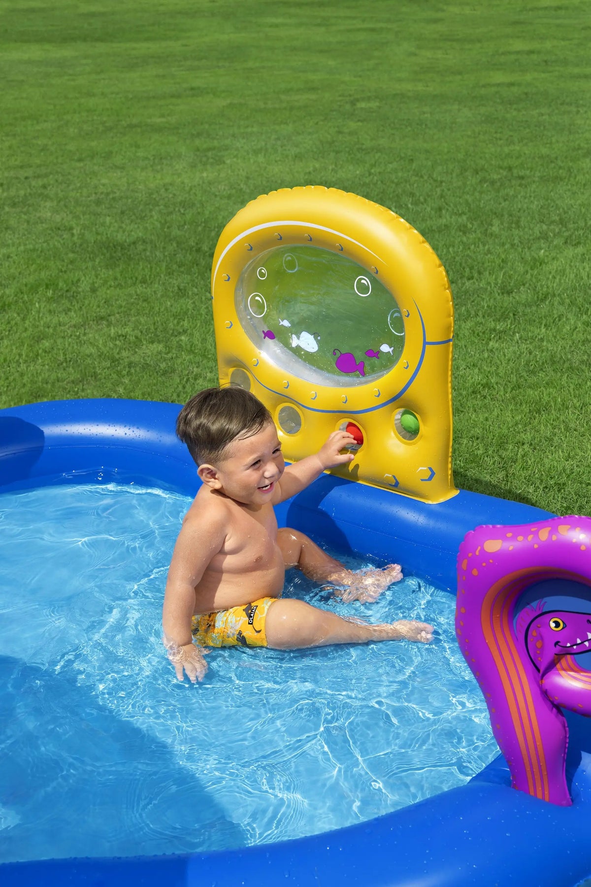 Sea Odyssey Kids Inflatable Play Center and Pool 3.30 m x 1.88 m x 1.17 m