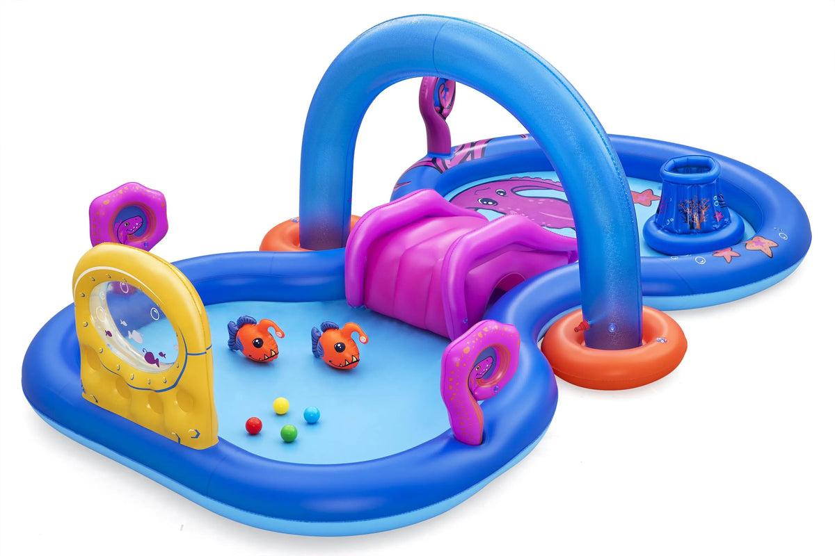 Sea Odyssey Kids Inflatable Play Center and Pool 3.30 m x 1.88 m x 1.17 m