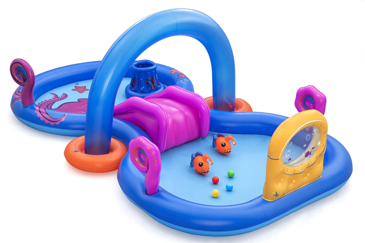 Sea Odyssey Kids Inflatable Play Center and Pool 3.30 m x 1.88 m x 1.17 m