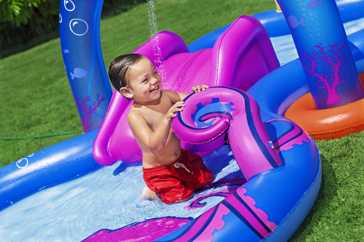 Sea Odyssey Kids Inflatable Play Center and Pool 3.30 m x 1.88 m x 1.17 m