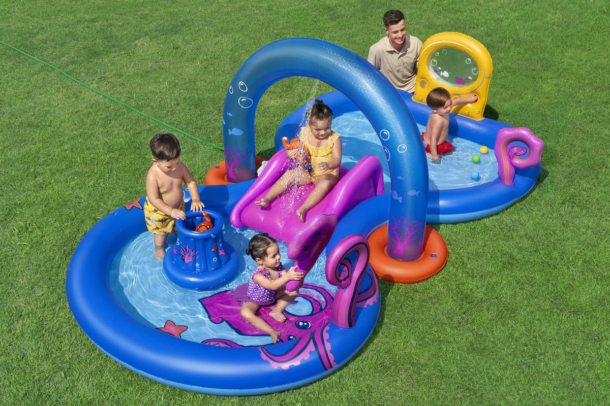 Sea Odyssey Kids Inflatable Play Center and Pool 3.30 m x 1.88 m x 1.17 m