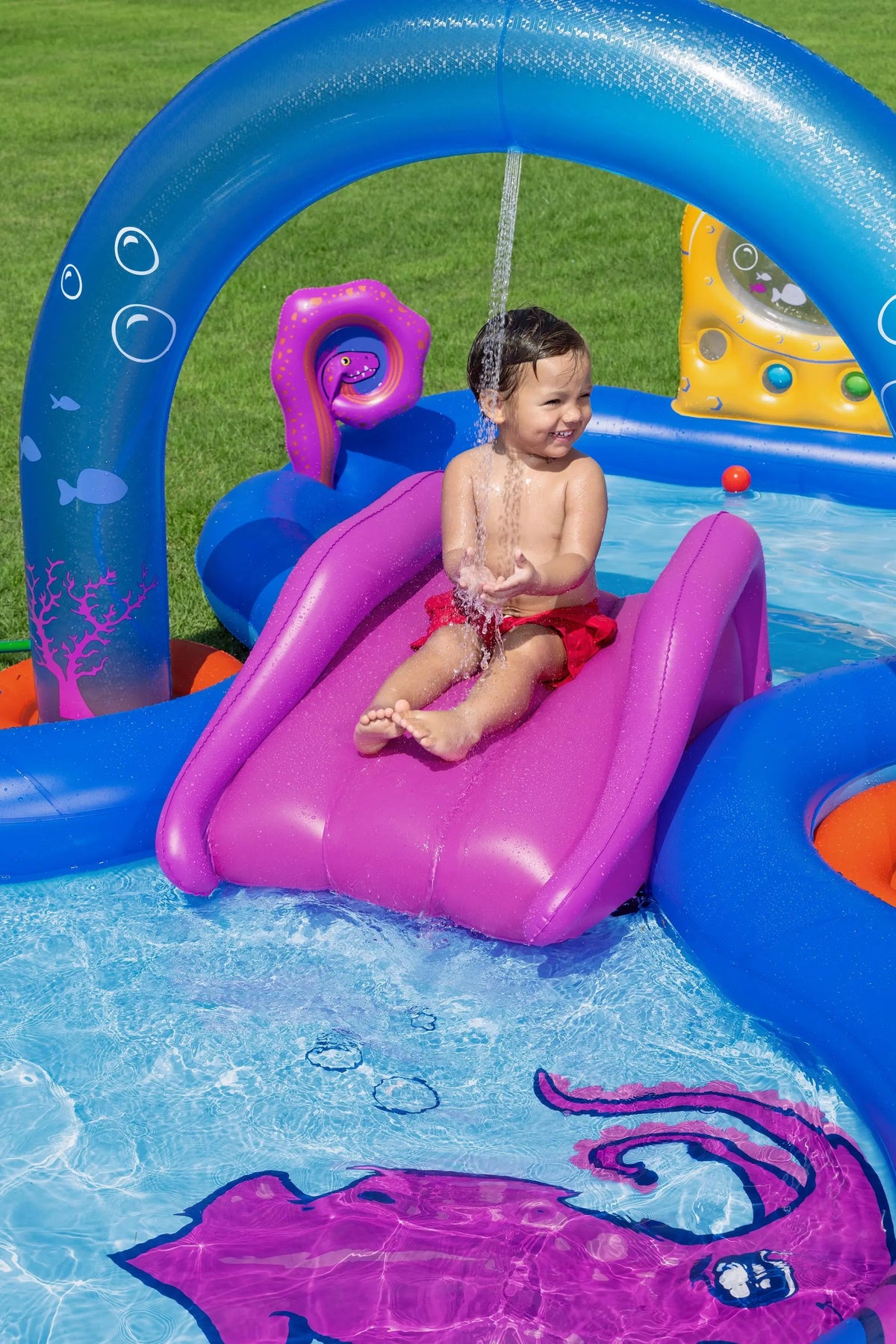 Sea Odyssey Kids Inflatable Play Center and Pool 3.30 m x 1.88 m x 1.17 m