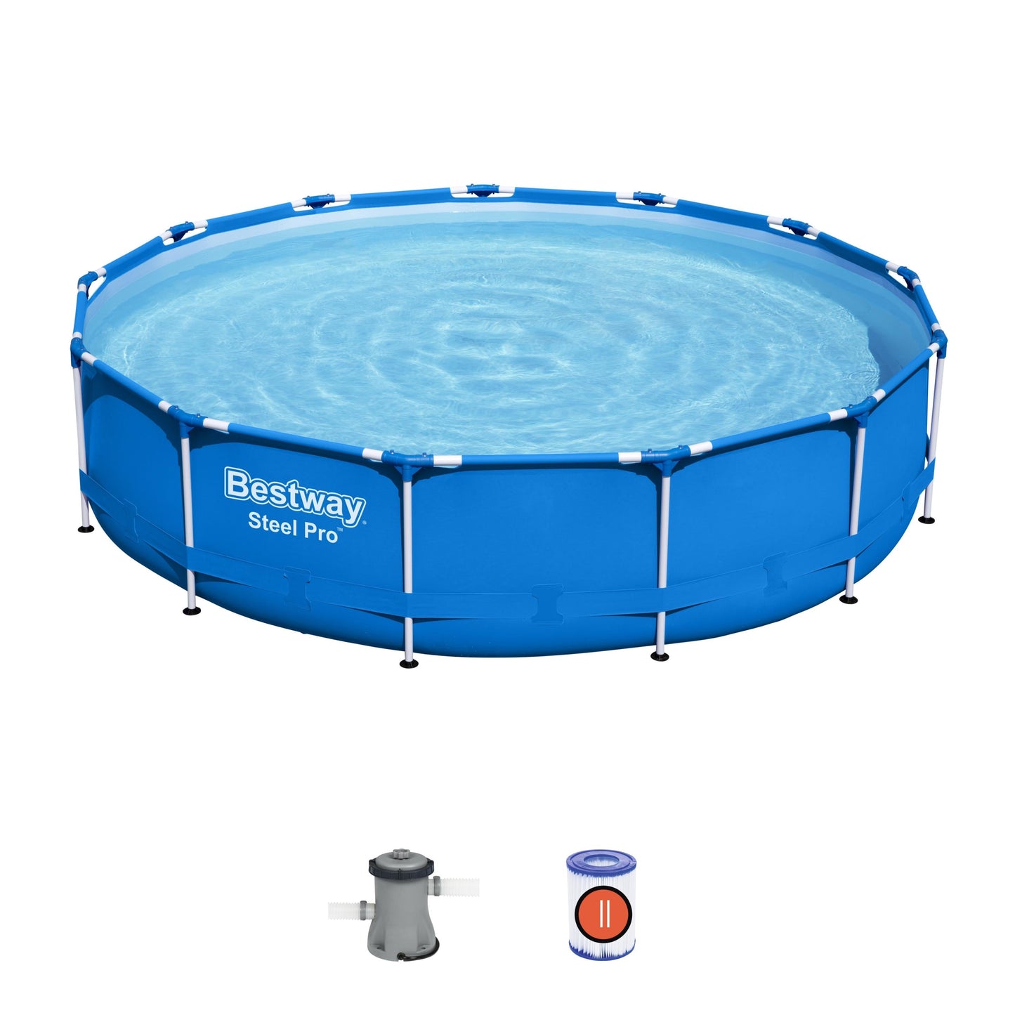 Steel Pro® 8,680 Liters Round Pool 3.96m x 84cm