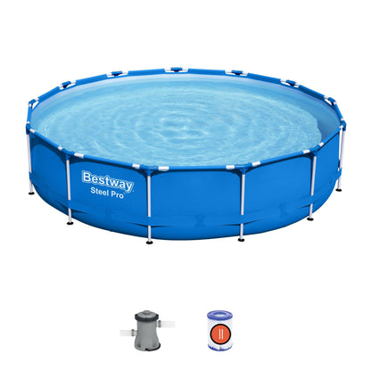 Steel Pro® 8,680 Liters Round Pool 3.96m x 84cm