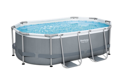 Power Steel® 3,668 Liters Oval Pool Set 3.05m x 2.00m x 84cm
