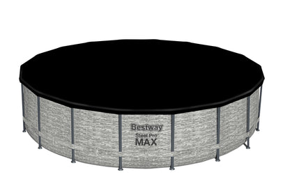 Steel Pro MAX® 12,232 Liters Round Pool Set 5.49m x 1.22m