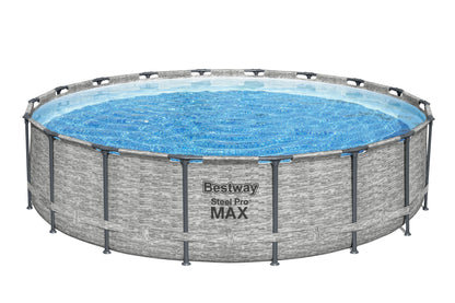 Steel Pro MAX® 12,232 Liters Round Pool Set 5.49m x 1.22m