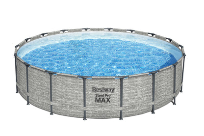 Steel Pro MAX® 12,232 Liters Round Pool Set 5.49m x 1.22m