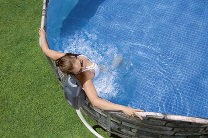Power Steel® 20,241 Liters Comfort Jet Series Oval Pool Set 6.10m x 3.66m x 1.22m