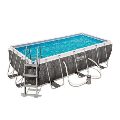 Power Steel® 6,478 Liters Rectangular Pool Set 4.04m x 2.01m x 1.00m