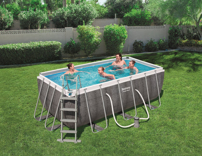 Power Steel® 8,124 Liters Rectangular Pool Set 4.12m x 2.01m x 1.22m