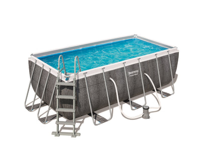 Power Steel® 8,124 Liters Rectangular Pool Set 4.12m x 2.01m x 1.22m