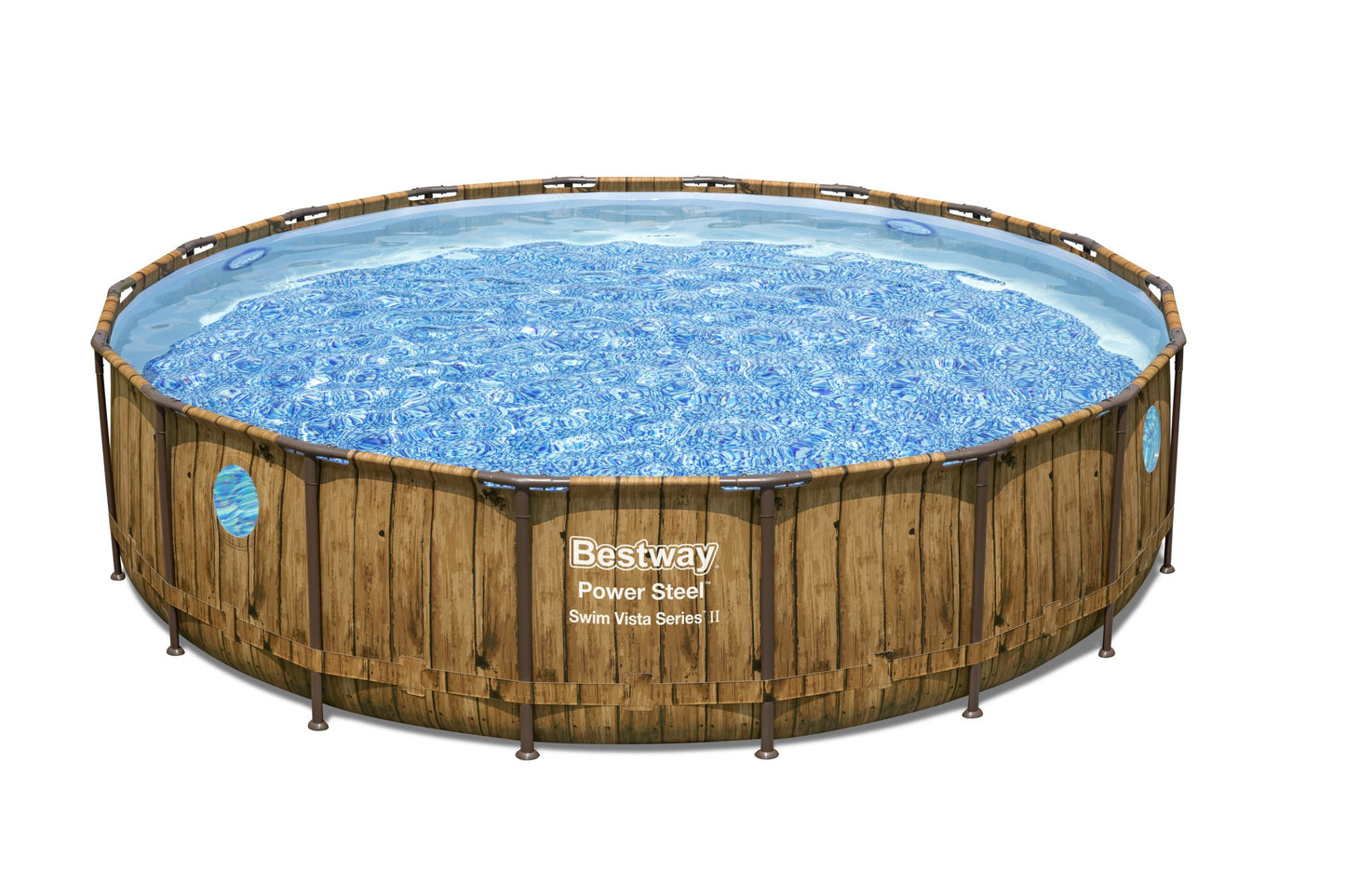 Power Steel® 12,232 Liters Swim Vista Series Round Pool Set 5.49m x 1.22m