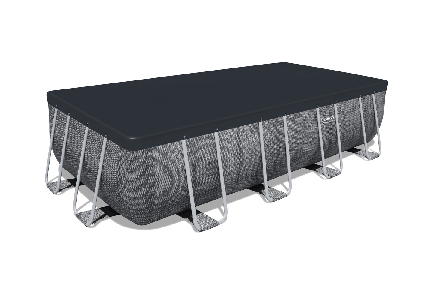 Power Steel® 14,812 Liters Rectangular Pool Set 5.49m x 2.74m x 1.22m