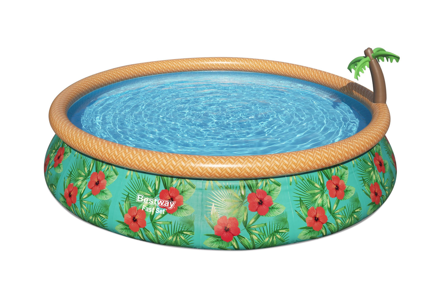 Fast Set Inflatable Pool 9,677 Liters Round Pool Set 4.57m x 84cm