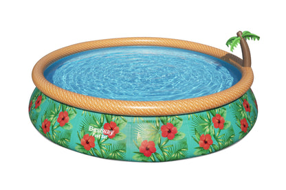 Fast Set Inflatable Pool 9,677 Liters Round Pool Set 4.57m x 84cm