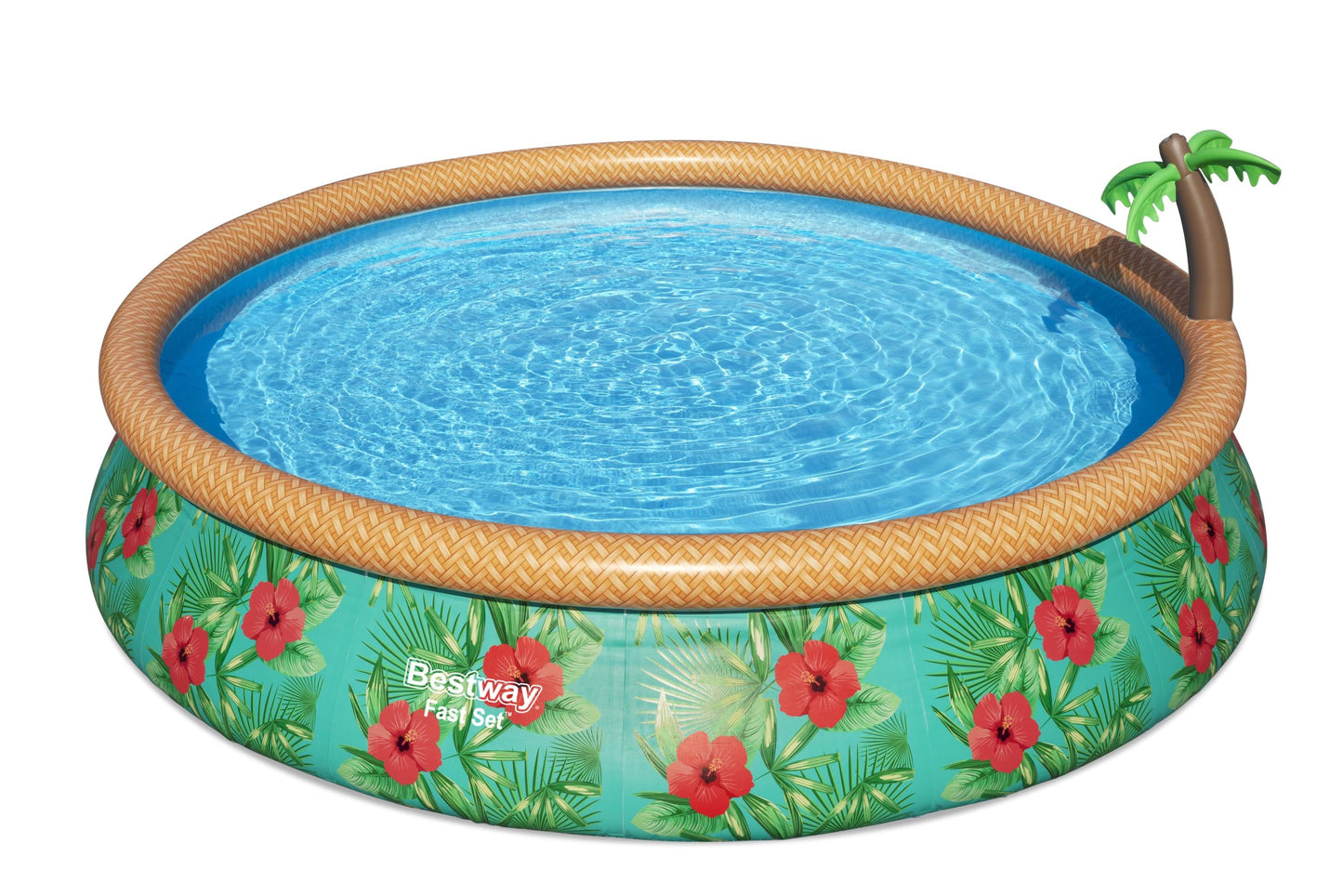 Fast Set Inflatable Pool 9,677 Liters Round Pool Set 4.57m x 84cm