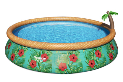 Fast Set Inflatable Pool 9,677 Liters Round Pool Set 4.57m x 84cm