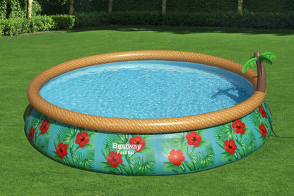 Fast Set Inflatable Pool 9,677 Liters Round Pool Set 4.57m x 84cm