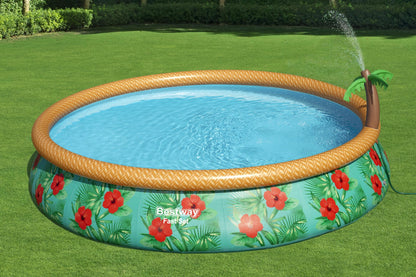 Fast Set Inflatable Pool 9,677 Liters Round Pool Set 4.57m x 84cm
