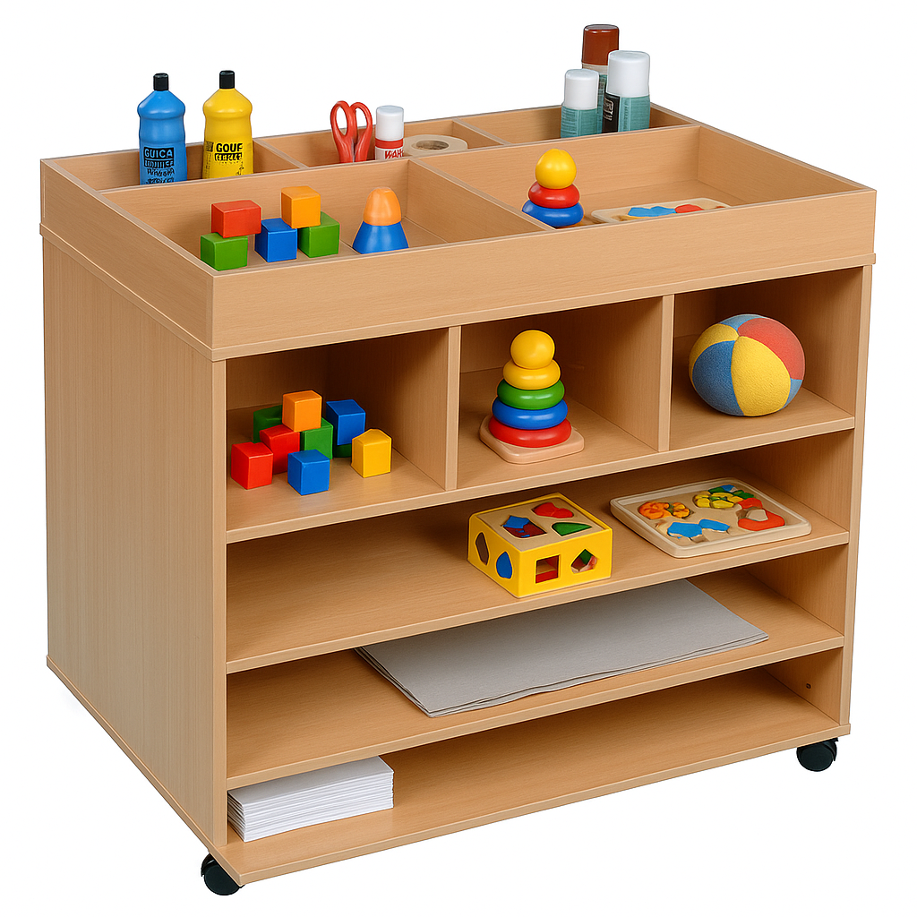 Nursery Paper Art & Material Trolley
