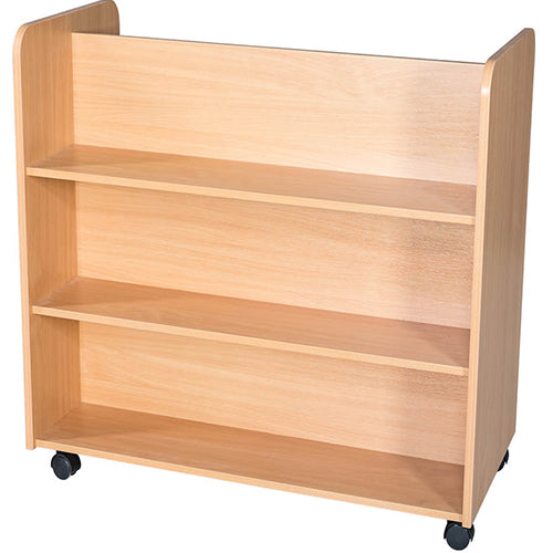 Shelving Unit with Three Double Face Shelves