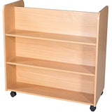 Shelving Unit with Three Double Face Shelves