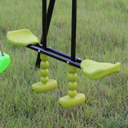 Swing Set with Slide and Glider